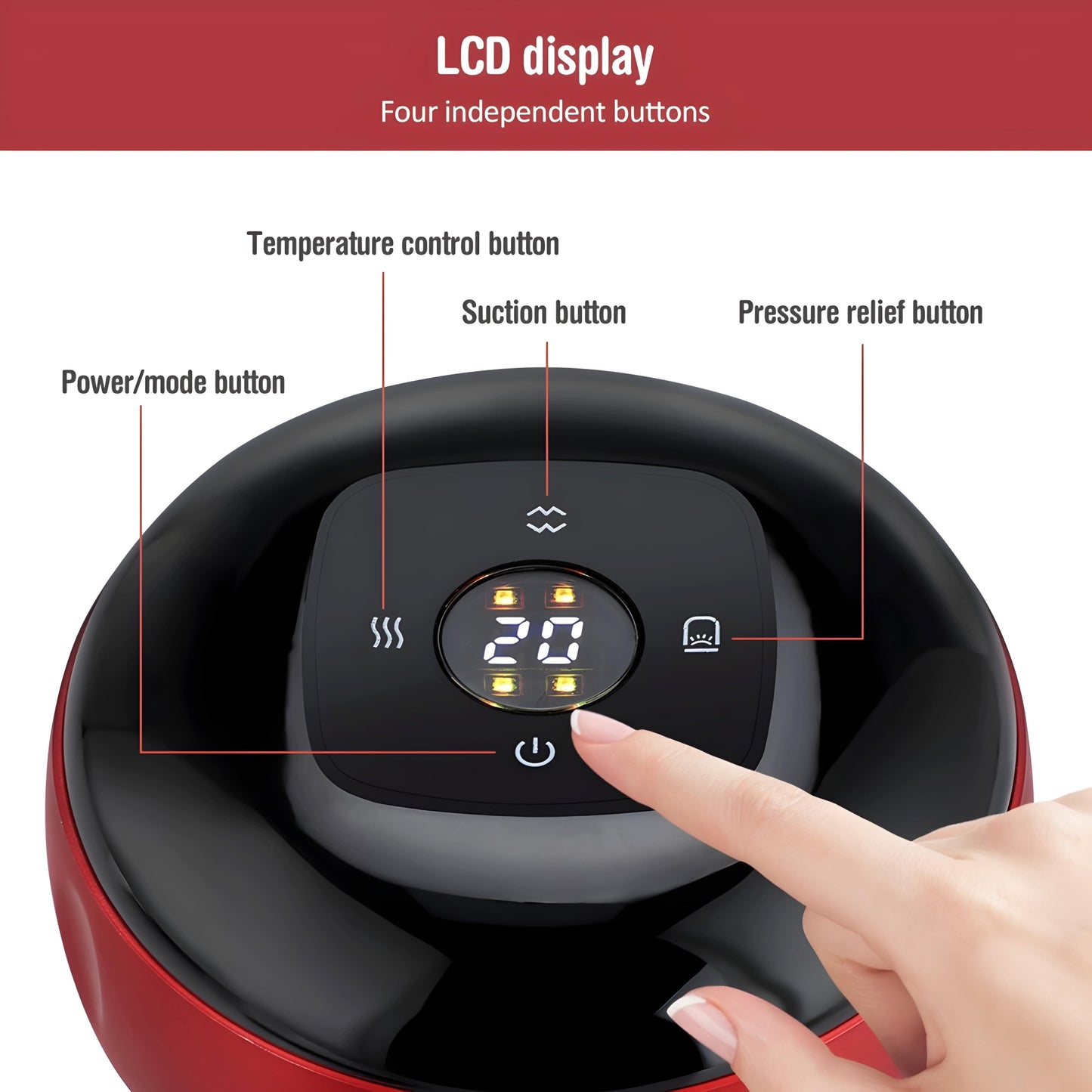 Advanced cupping therapy machine for effective muscle soreness relief