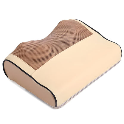 Multi-use massage pillow for neck, back, calf, and foot muscle relaxation