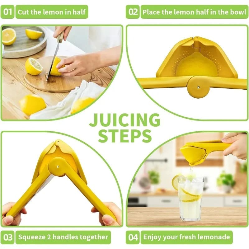 Manual Citrus Press for Home and Travel Use